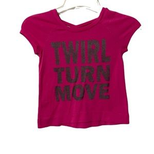90 Degrees Girls Size 6 Pink Short Sleeve Top